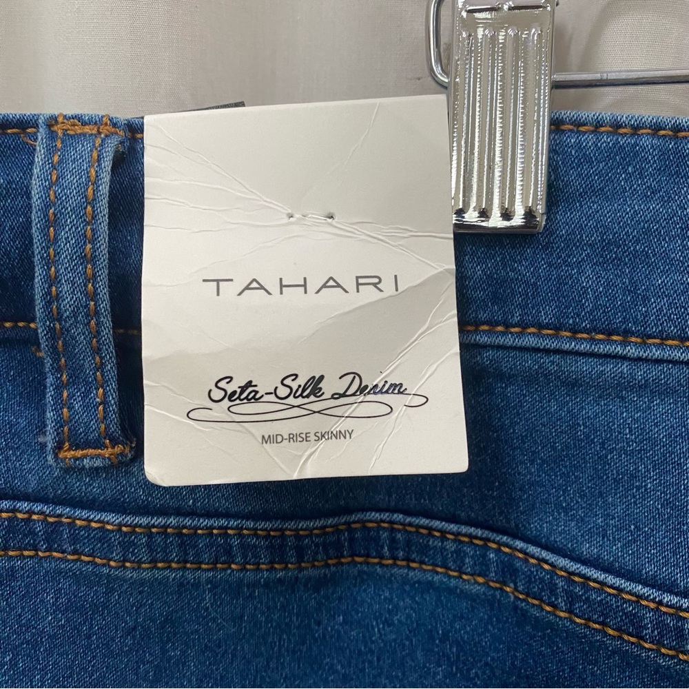 NEW - Tahari Kelly Jeans Mid Rise Skinny size 20W - Picture 9 of 9